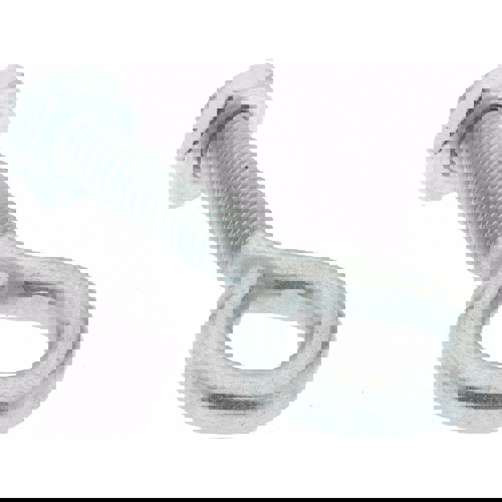 #10-24, Zinc-Plated Finish, Steel Wire Turned Open Eye Bolt